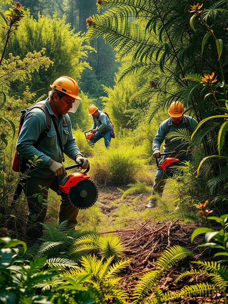 Desbroce de parcelas y terrenos en Anglès: Servicios Profesionales para la Limpieza y Mantenimiento de Terrenos